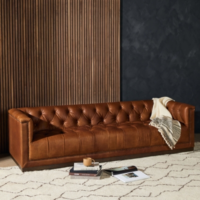 Long Stanley Sofa, Tan