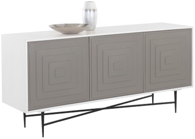 Summer Hill French Gray Tall Cabinet — Miller's Home Furnishings