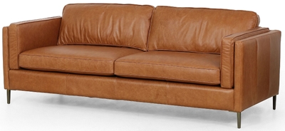 Sarreid Ltd Living Room Long Stanley Sofa Tan 29955, Hickory Furniture  Mart