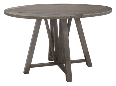 Gulliver Rustic Brown Round Dining Table from New Classic