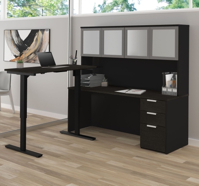 Ashley Beckincreek Black Home Office Desk with Storage