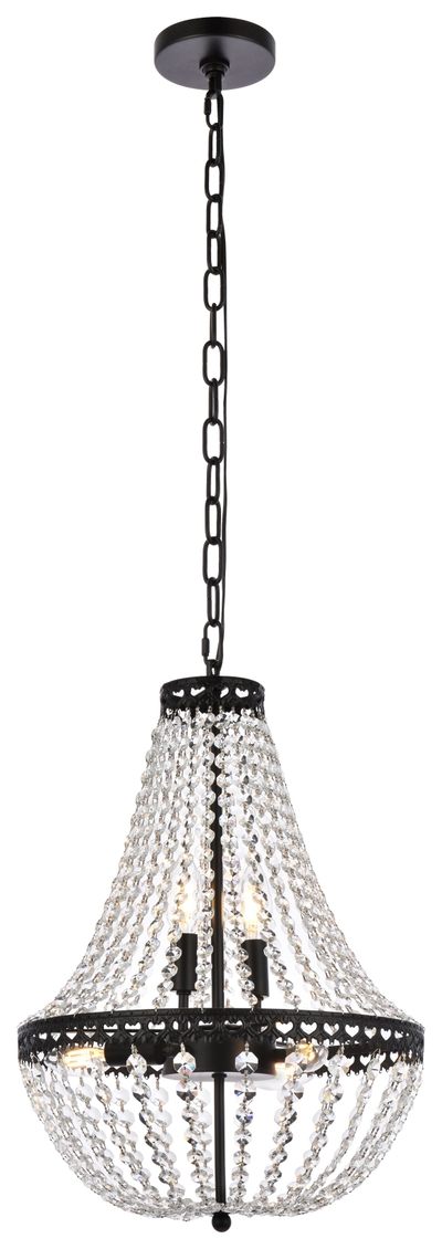 Odense Black Glass Pendant From Classic Home Coleman Furniture
