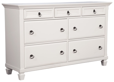 Louis Philippe White Dresser from Coaster (204693)
