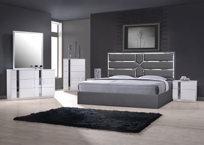 modern king bedroom sets white