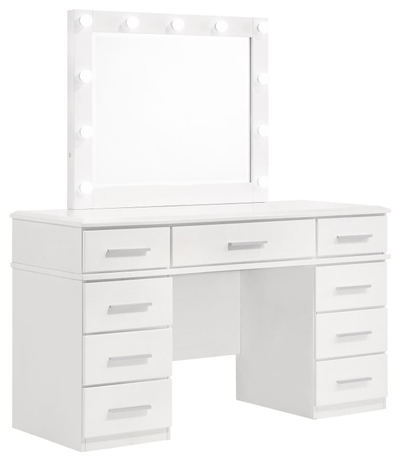 Homelegance Tamsin White Metallic Vanity