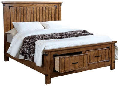 Louis Philippe Full Panel Sleigh Bed Cappuccino Maddy's Home