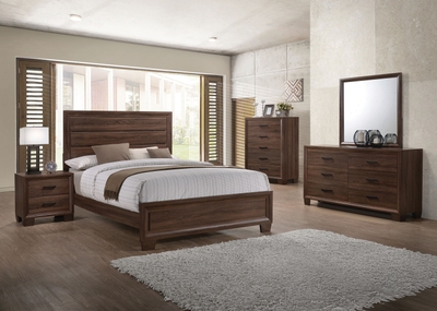 Bedroom Sets Louis Philippe 4601 7 pc Queen Sleigh Bedroom Set at R & R  Discount Furniture