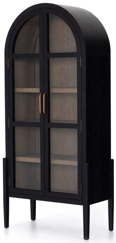 Matte Cabinet Four Panel Drifted | Furniture Door from Tolle Coleman Hands Black