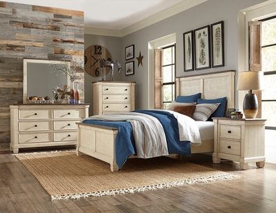 Erlangen CM7462WH Two-Tone Bedroom Collection – Bradley Home Funishings