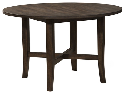 Gulliver Rustic Brown Round Dining Table from New Classic