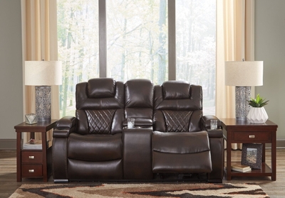 Warnerton Chocolate Power Reclining Sofa From Ashley Coleman Furniture