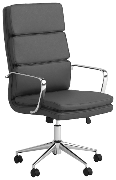 Glider Low Back Office Chair Gray - Zuo Modern 100835