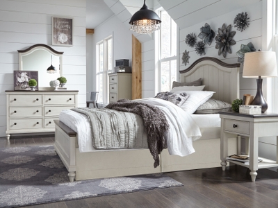 Stanley Collection Bedroom Set, Antique Platinum Finish B9506