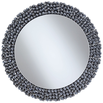 Sailor's Knot White Small Round Mirror From Uttermost