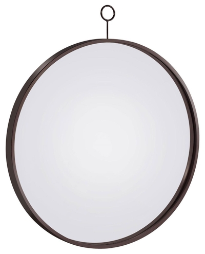 Uttermost® Droplet Black Circle Mirror, Fischer Furniture