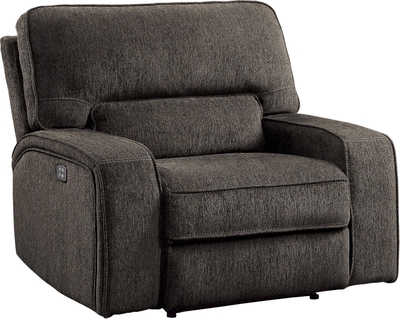 Southern Motion Grand Tan Mushroom Polyester Wallhugger Recliner