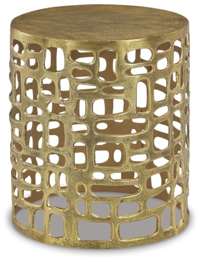 Sophia Gold Side Table From TOV