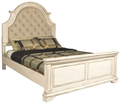 Realyn Queen Upholstered Panel Bed