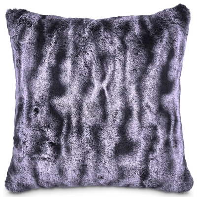 Monarch Specialties I 9324 Light Purple Feathered Velvet 18x18 Pillow