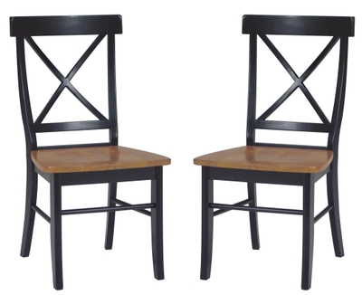 Four Hands Ripley Dining Chair with Cushion Black Whiskey 228280