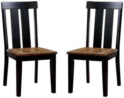 Four Hands Ripley Dining Chair with Cushion Black Whiskey 228280