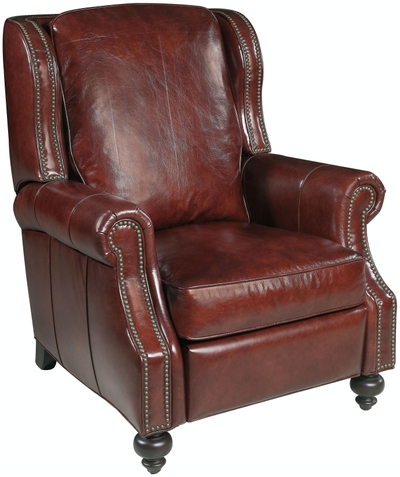 Barcalounger Louisville Rainer Chocolate Power Lift Recliner with Power Head Rest Power Lumbar and Heat