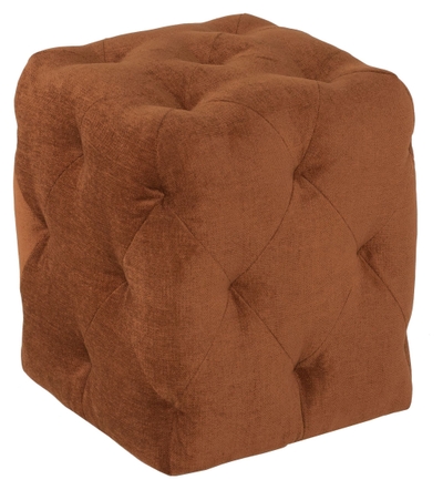 Halston Leather Ottoman, Heirloom Sienna – High Fashion Home