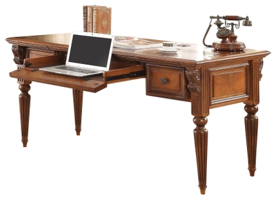 Coast to Coast Knoll 55-in Brown Acacia Writing Desk in the Desks  department at