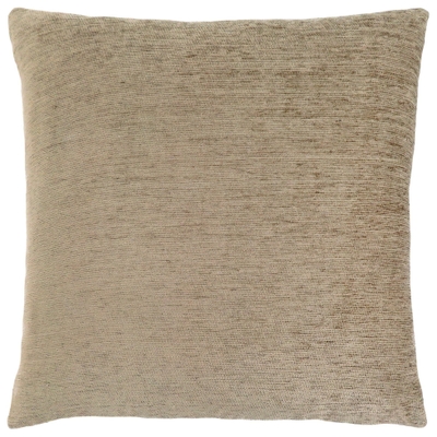 Monarch Specialties I 9297 Solid Tan 18x18 Pillow - Set of 2