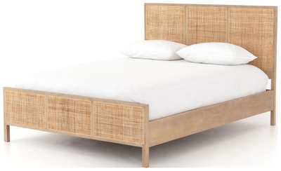 Four Hands - Antonia Cane Bed - Toasted Parawood - Queen