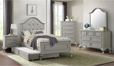 Lodenbay Antique Gray Queen Panel Bedroom Set