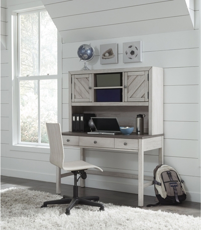 Kids' Highlands Desk With Hutch White - Hillsdale Furniture : Target