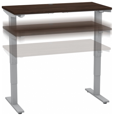 Move 40 Black Walnut 60" Electric Height Adjustable Standing Desk From Bush  Furniture | Coleman Furniture