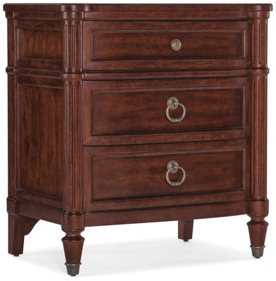 Cherry Freestanding Nightstand with Double Drawers – Krovel Furniture Co.