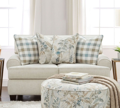 Porthcawl Stationary Fabric LoveseatLoveseats-In Home Furniture