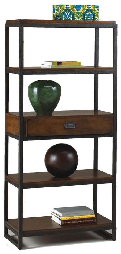 Coast to Coast Brownstone II Nut Brown Bookcase