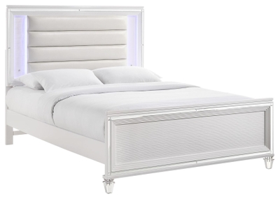 Coaster Louis Philippe 204 204691F White Finish Full Sleigh Style Bed, A1  Furniture & Mattress