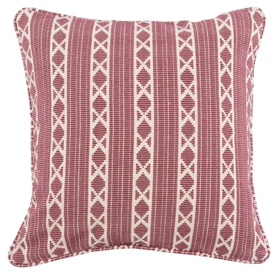 Monarch Specialties I 9301 Solid Dusty Rose 18x18 Pillow - Set of 2