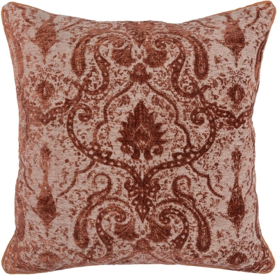 Monarch Specialties I 9301 Solid Dusty Rose 18x18 Pillow - Set of 2