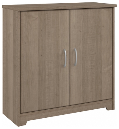 Bush Furniture Cabot Small Storage Cabinet with Doors in Modern Gray