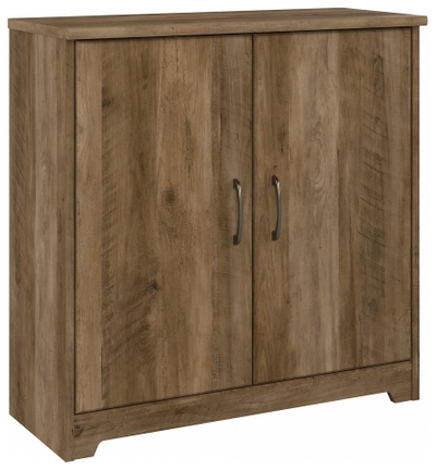 Bush Furniture Cabot Small Bathroom Storage Cabinet with Doors in Modern Walnut