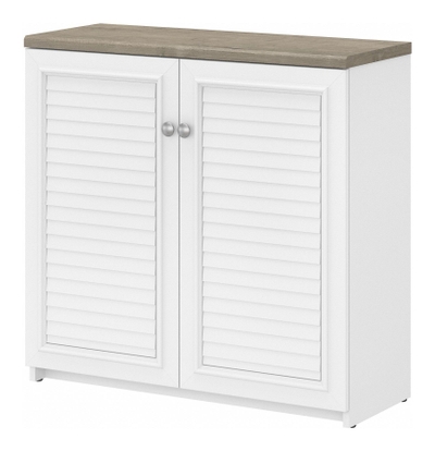 Broadview Bathroom Storage Cabinet in Pure White - Engineered Wood