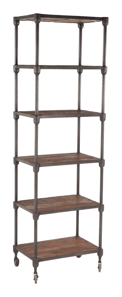 Coast to Coast Brownstone II Nut Brown Bookcase