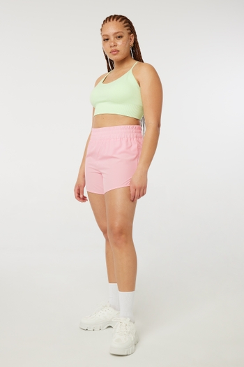 Hollister Crop Smock Halter Top