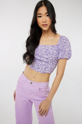 Cropped Hook and Eye Top