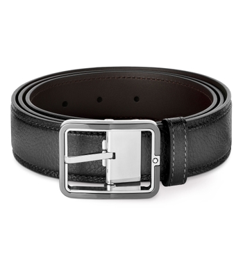 Cinturón de piel negra de 35 mm - Cinturones de lujo – Montblanc® US