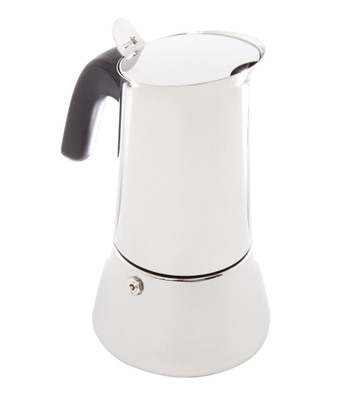 Bialetti venus Cafetera espresso para estufa, 6 tazas, acero inoxidable