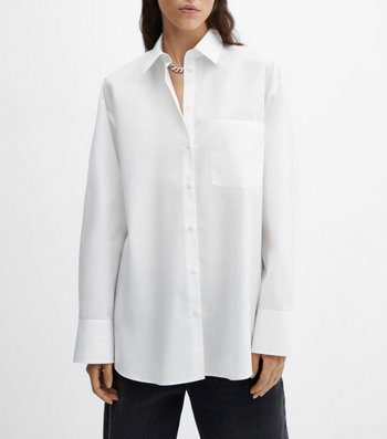 Julio: Camisa Blanca Con Mancuernillas Mujer