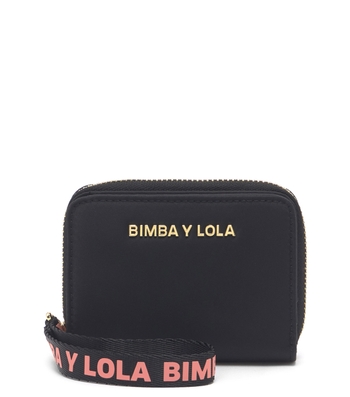Bimba y Lola: Monedero ovalado negro Mujer