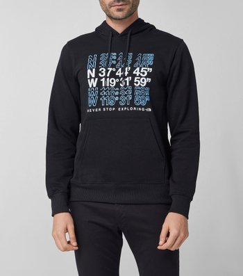 Sudadera Negra Estampada - Exchange Café – Exchange Cafe